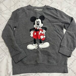 Disney Gray Mickey Mouse Sweatshirt